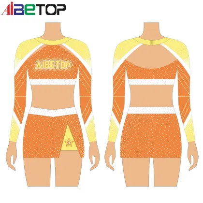 Custom White and Blue Cheer Uniform Set