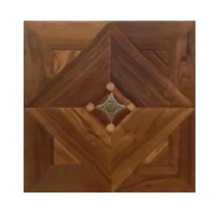 Teak and Oak Copper Parquet Engineered Wooden Flooring