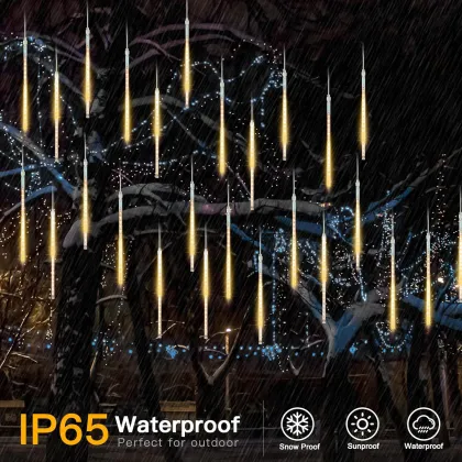 Streets Meteor Shower Colored LED String Lights