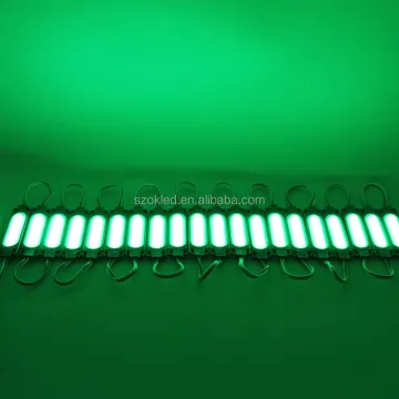Search Engine Title: SMD 5730 LED Module - Green, 12V, 6 LEDs, 1.5W, IP65, PVC Capsule Lens Backlight for 701 Acrylic Letters Advertising Box Indoor Use
