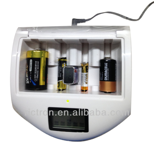 C D AA AAA 9V N battery Ultra fast LCD intelligent battery charger manufacturers