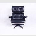 Gemütlicher Eames Lounge Chair aus hochwertigem Leder