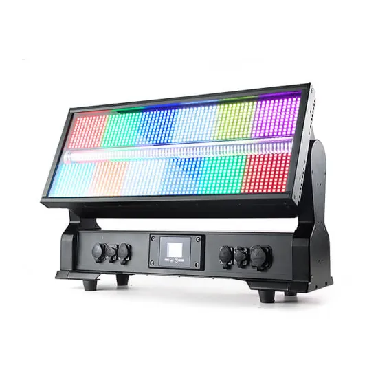 Professional Club Disco Stage Lighting Equipment: RGB 3in1 LED Moving Head Strobe Light
