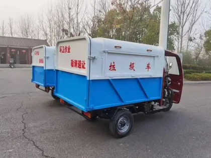 electric garbage truck electric three-wheeled garbage truck