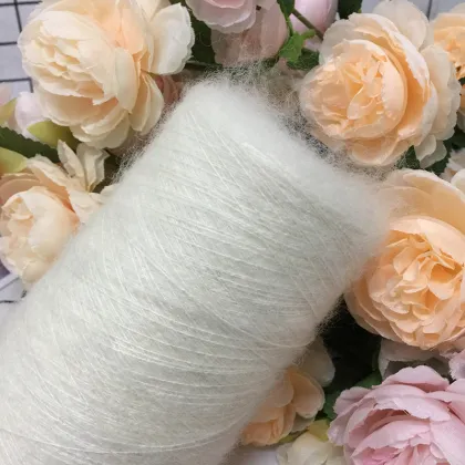 Merino Mohair Wool Yarn 72% Mohair 28% Nylon 2% Spandex - In Stock for Knitting, Weaving, Sewing