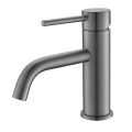 Copper Single Hole Bathroom Faucets Brushed Nickel