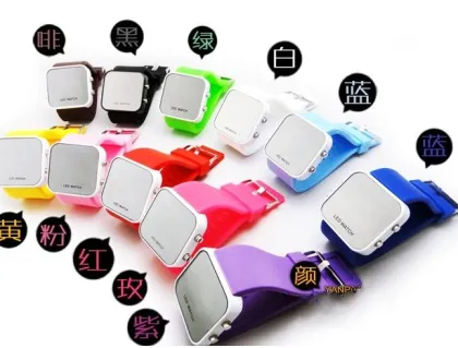 Led mirror watch, Led mirror watches, Mirror watches