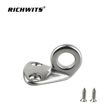 Stainless steel 316 yacht accessories boat fender hook with eye