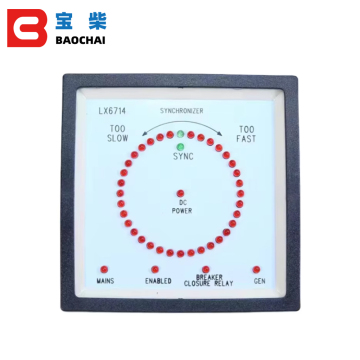 Bahagian Penjana: Kabinet Kawalan Selari Genset LX6714 SYC6714 Jadual selari meter yang disegerakkan