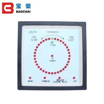 Generator Parts: Genset Parallel Control Cabinet LX6714 SYC6714 Synchronized Meter Parallel Table