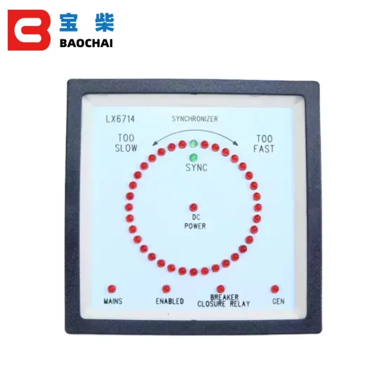Generator Parts: Genset Parallel Control Cabinet LX6714 SYC6714 Synchronized Meter Parallel Table
