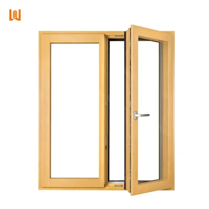 High Quality Custom Modern Wooden and Aluminum Clad Casement Windows
