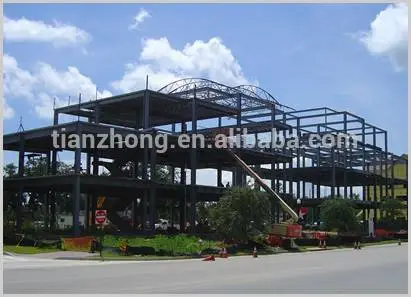 China prefab engineering construction steel structure shopping mall