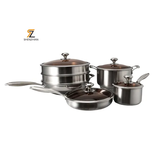 Non-Stick Granite Finish Stainless Steel Kitchenware Cookware Sets