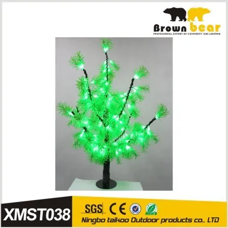 beautiful decorated plastic needle pine christmas tree