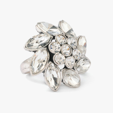 2013 Top stylish inlay synthetic diamond ring jewelry for girls design