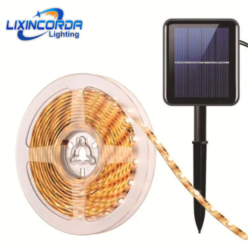 Dust Proof SMD 2835 3.7V Optical Strip IP65 Waterproof RGB Dimmable Smart Solar LED Tape Light