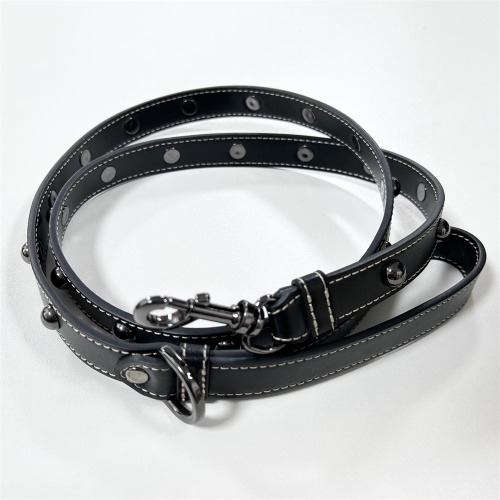 Laisse de ceinture d&#39;animal réglable noire