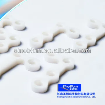 aseptic medium-sized T type PLA plates for osteosynthesis