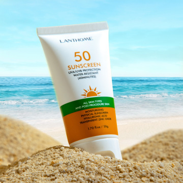 Ultimate LANTHOME SPF50+ Sunscreen: Organic, Vegan, Face Whitening, Anti-Aging, Oil-Free, Sun Lotion with UV Protection