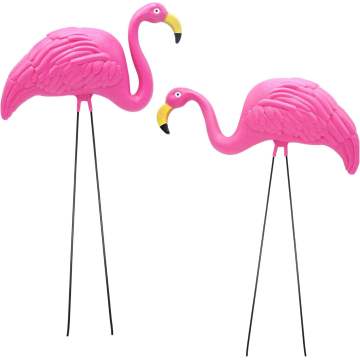 Pink Flamingos for Garden Outdoor Decoration Garden