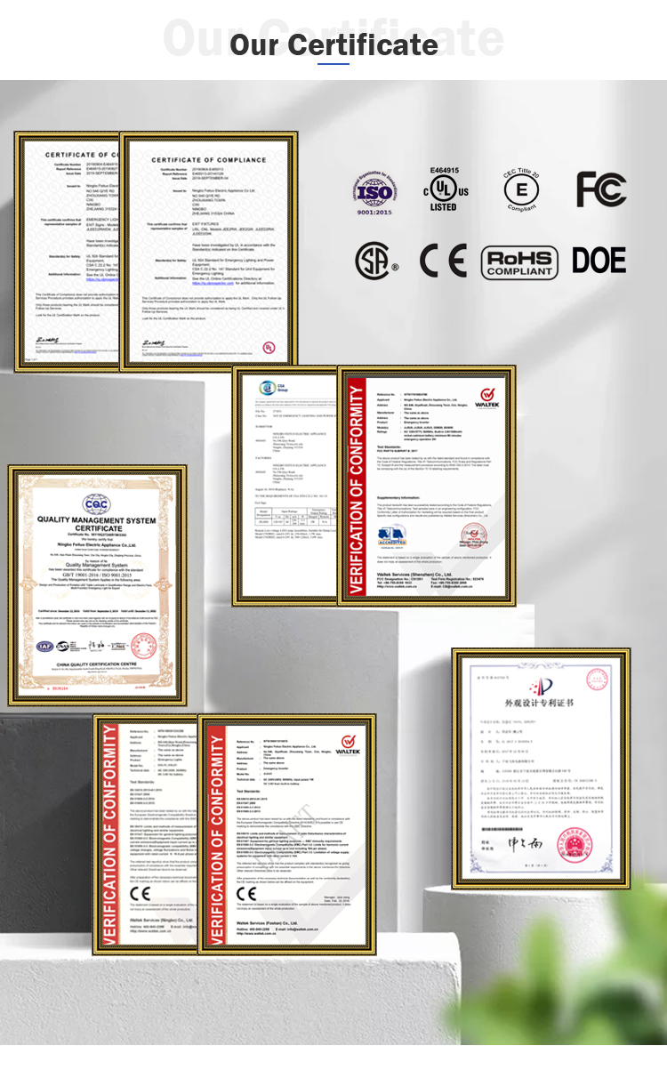 2021 luces de emergencia de doble cabeza LED de China con batería de respaldo JLUU9