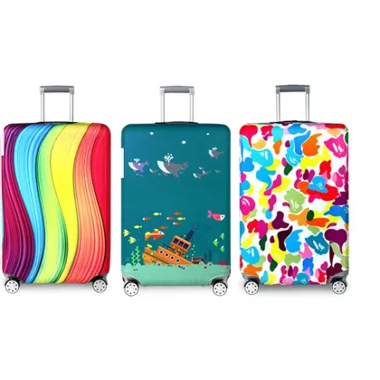 High Quality Fashion Print Hot Sales Spandex Luggage Cover Protector