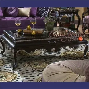 Solid wood furniture tea table