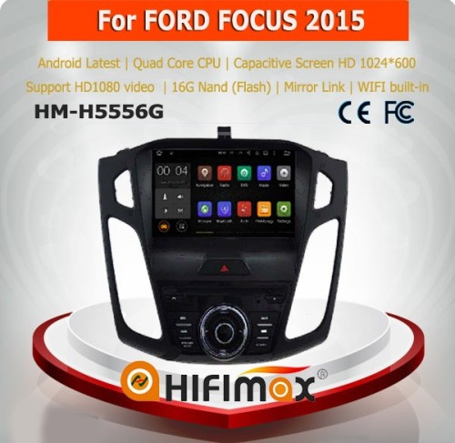 Hifimax Android 5.1 Car dvd headunit for ford focus 2015 android with multimedia system radio dvd gps navigation