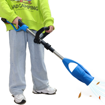 Cordless 21V Battery-Powered Snow Blower with Auxiliary Handle