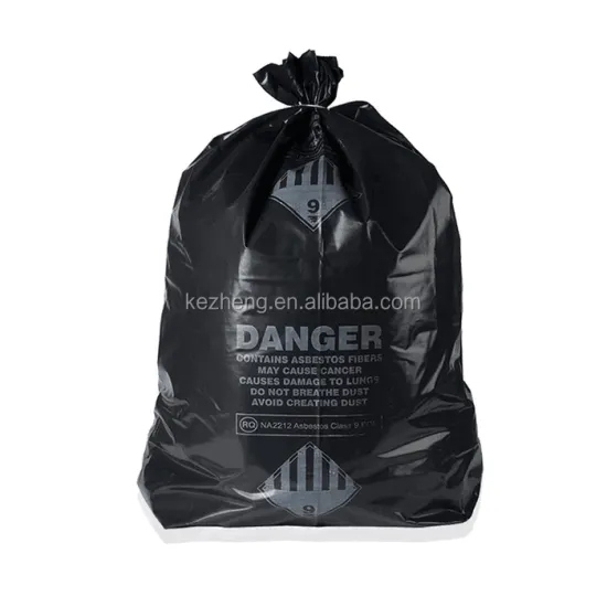 Good quality heavy duty clear plastic garbage bag