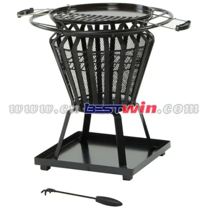 Outdoor heater fire pits