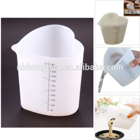 Heart-Shaped Silicone Measuring Cup