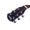 Chitarra acustica opaca nera da 41 pollici