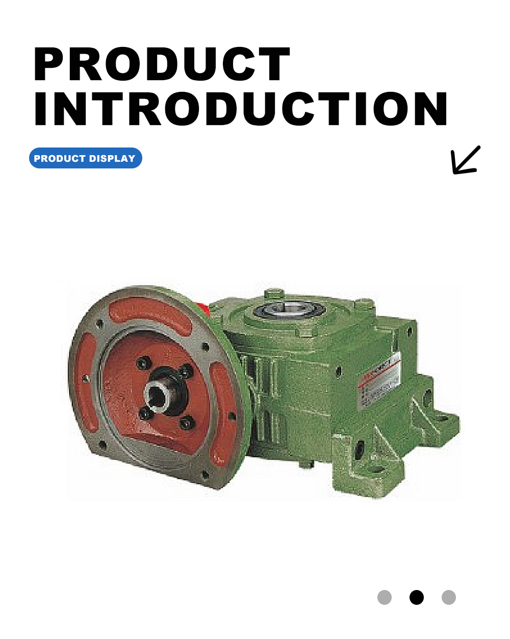 WPWDKO Flange Mount Worm Wheel Unit X