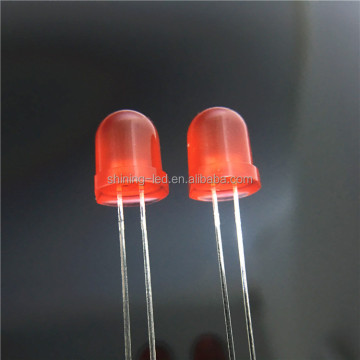 High Brightness Round Through Hole LED Lens F8 Red Blue Green Yellow White Amber Pink UV RGB 8mm Diode