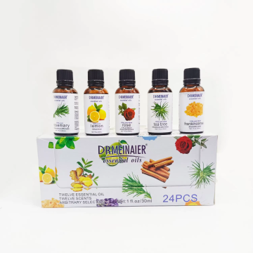 100% Pure Plant Flower Essential Oil Aromatherapy Gift Set for Diffusers and Skin Care