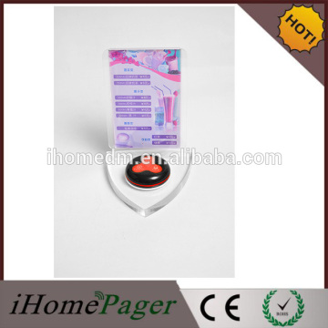 Clear Holder wirelless call button