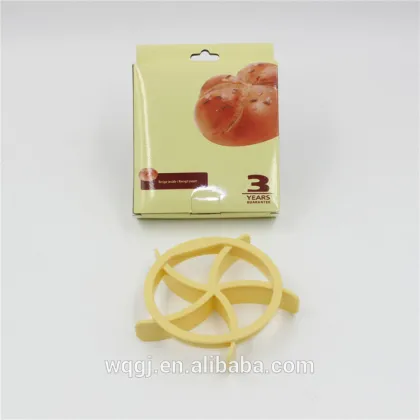 Food Grade Plastic Kaiser Roll Maker Toast Bread Mold Sandwich Cutter