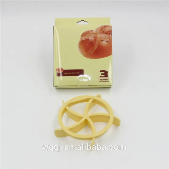 Food Grade Plastic Kaiser Roll Maker Toast Bread Mold Sandwich Cutter