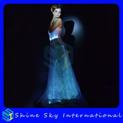 Alibaba China Hot Selling Led Costume Dance Wedding Dress