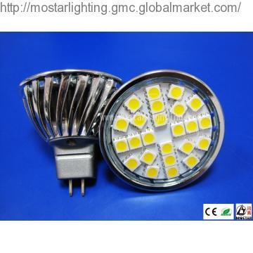 LED MR16 Lamp  Recessed Cup 24 SMD 5050