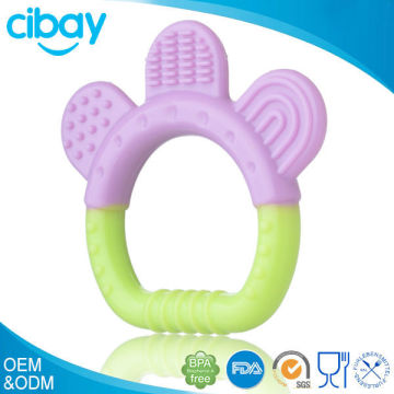 Easy to be sterilized silicone teether baby teether