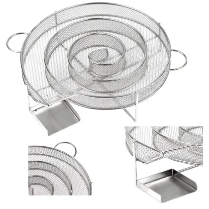 304 Stainless Steel Outdoor Smoking Tools for BBQ Grills - Cold Smoker Accessories