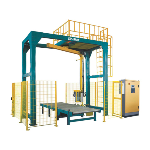 Automatische Rotary Arm Stretch Film Inpak -machine