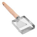 Honey Scrapper with Wooden Handle Honeycomb Scraper Stainless Steel Honey Scrapping Tool Honey Uncapping Fork Honey Scraper