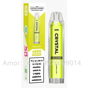 Pack of 10 Crystal Legend 4000 Disposable Vape