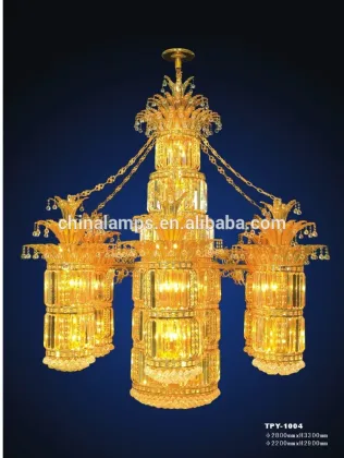 large night lighting lamp projector empire lighting & lamps/crystal chandelier for Bulgari/Peninsula hotel lobby decorative