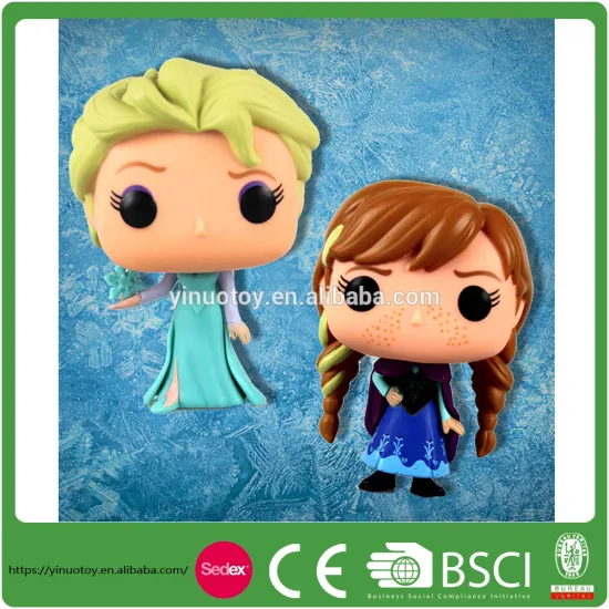 Frozen Figures FUNKO POP 3D Anna Elsa Character With Good Quality