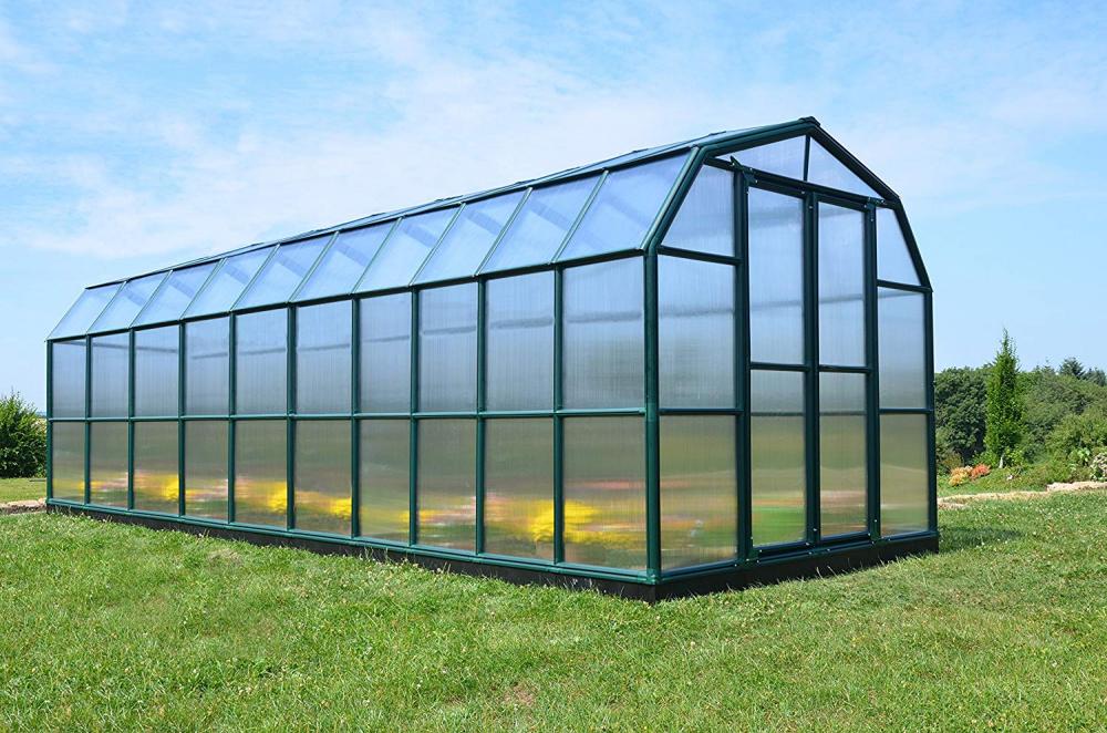 تنمو خيمة الزجاج الزجاجي البستاني على نطاق واسع